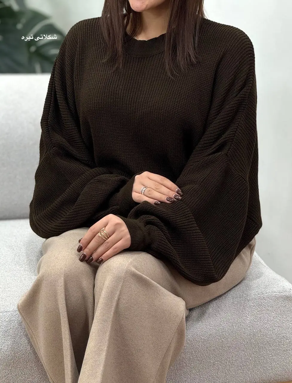 پلیور بافت ماهلی 8